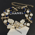 Chanel Pearl Sweater Necklace Choker
