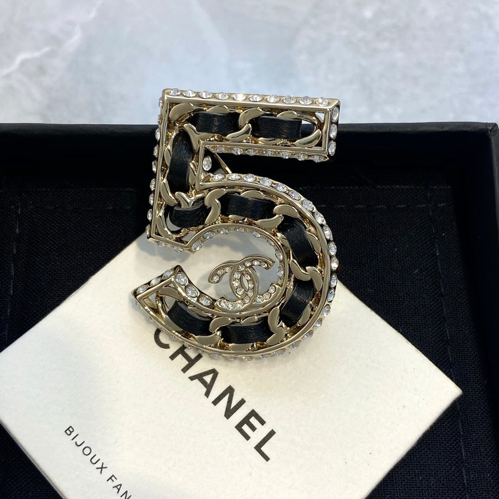 Chanel Number 5 Brooch
