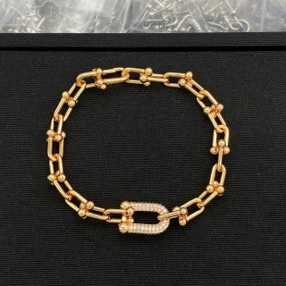 Tiffany Link Diamond Paved Bracelet